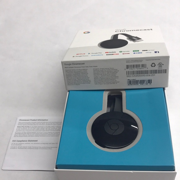 Google Chromecast (2nd Generation) HD Media Streamer-black. - Picture 2 of 6